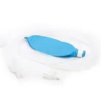 Контур дыхательный гофрированный для детей, с Y-образным тройником, угловым коннектором, портом для забора газов, мешком 1л